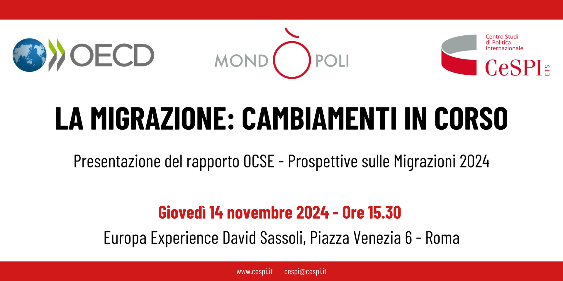 La migrazione: cambiamenti in corso